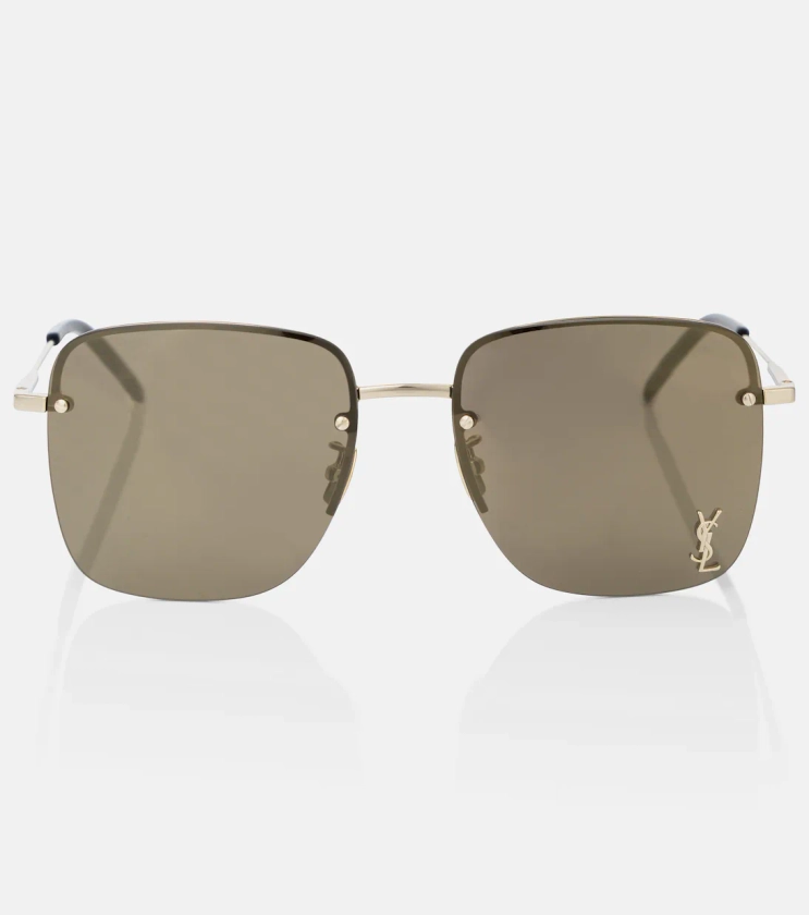 SL 312 aviator sunglasses in brown - Saint Laurent | Mytheresa