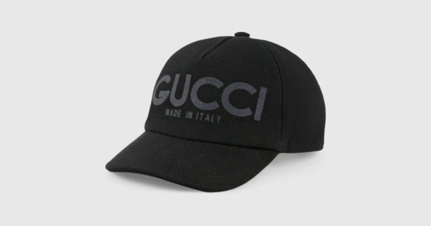 Gucci - Casquette avec imprimé Gucci