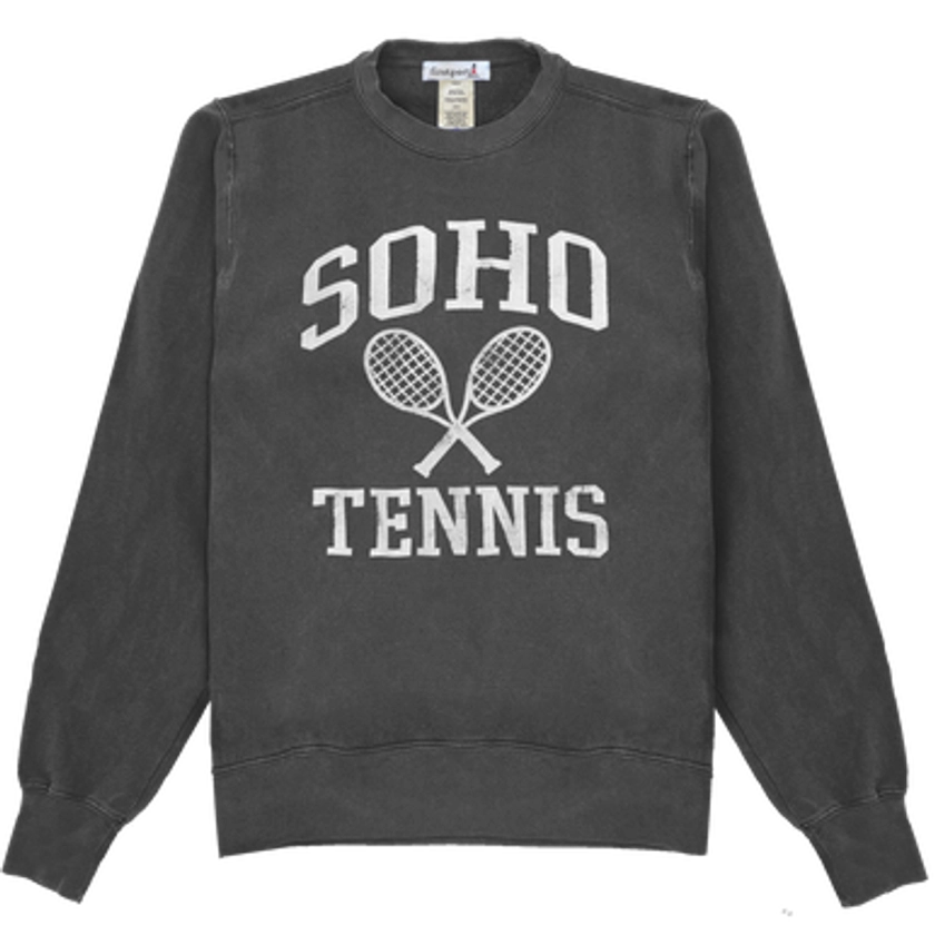 SoHo Tennis Crewneck - Coal