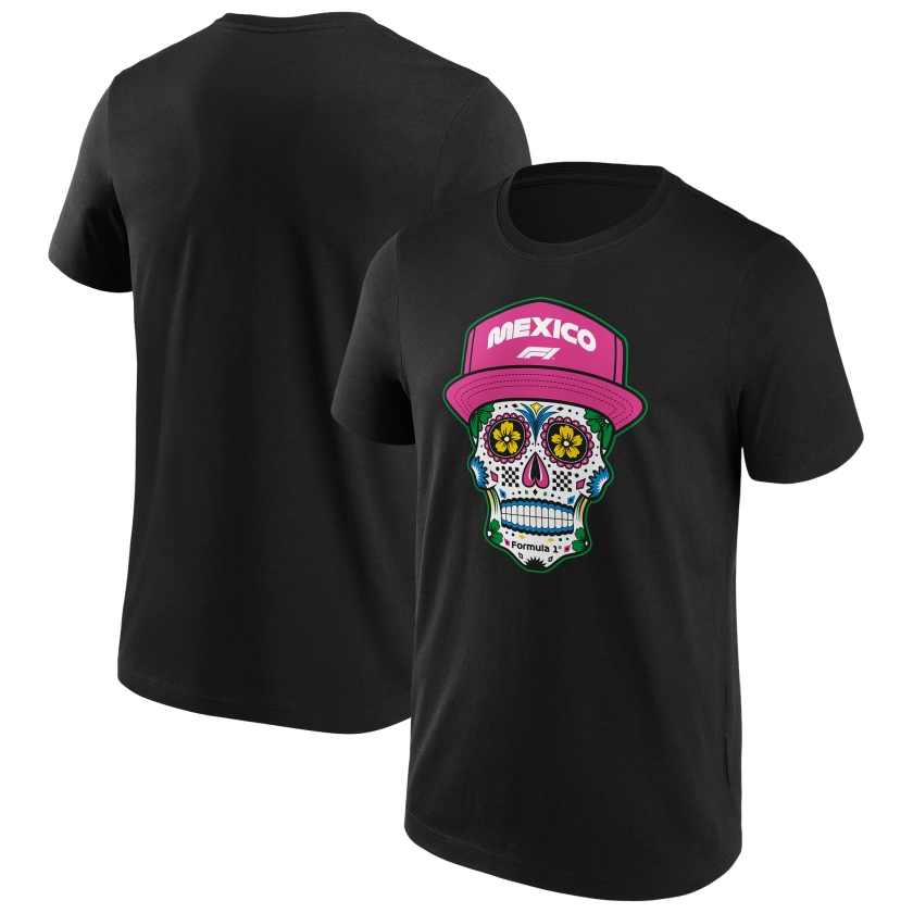 Formula 1 Mexico Skull Graphic T-Shirt