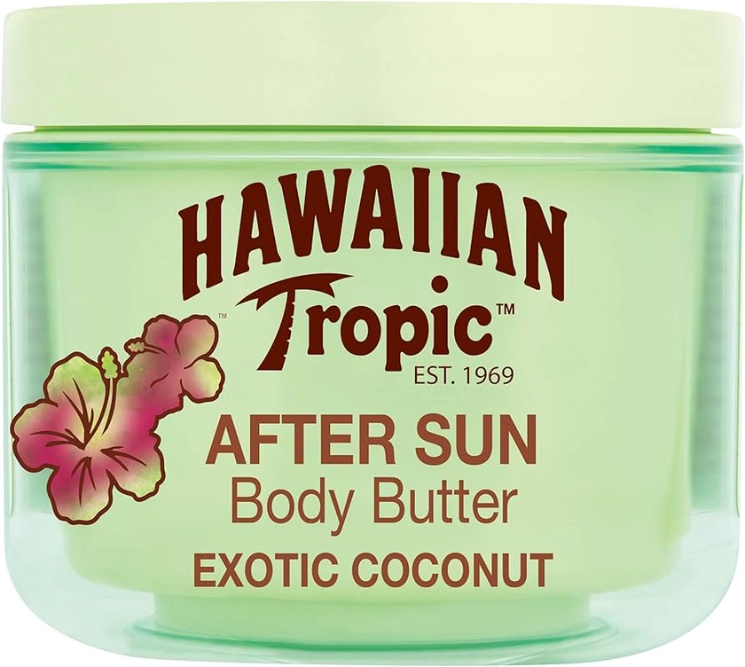 Amazon.com : Hawaiian Tropic Aftersun Body Butter Exotic Coconut : Beauty & Personal Care
