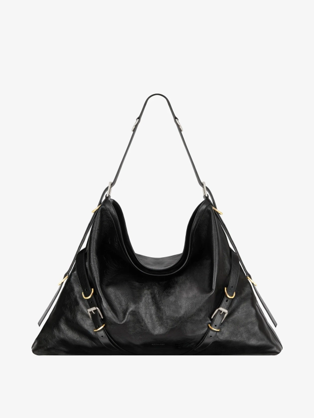 Sac Voyou grand modèle en cuir - noir | GIVENCHY FR