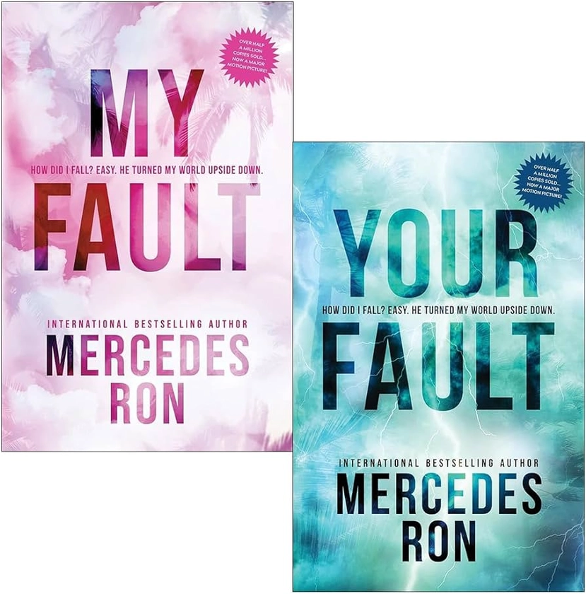 Mercedes Ron Culpable Series 2 Books Collection Set (My Fault & Your Fault)