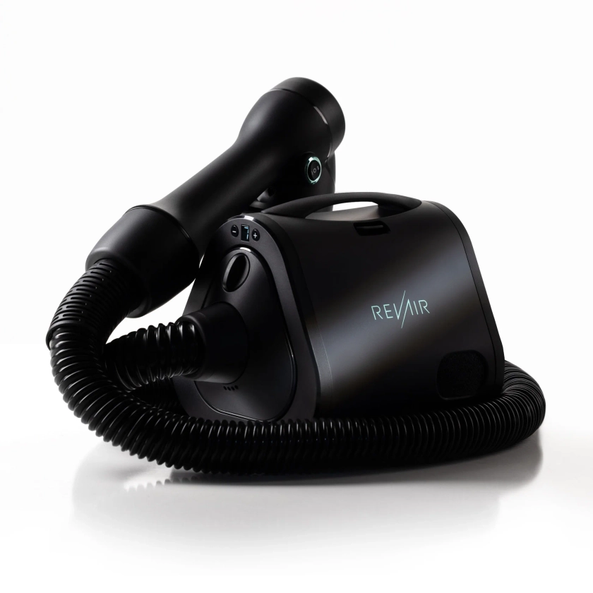 RevAir Reverse-Air Hair Dryer w/friction-free technology, 3 heat settings, 7 tension settings