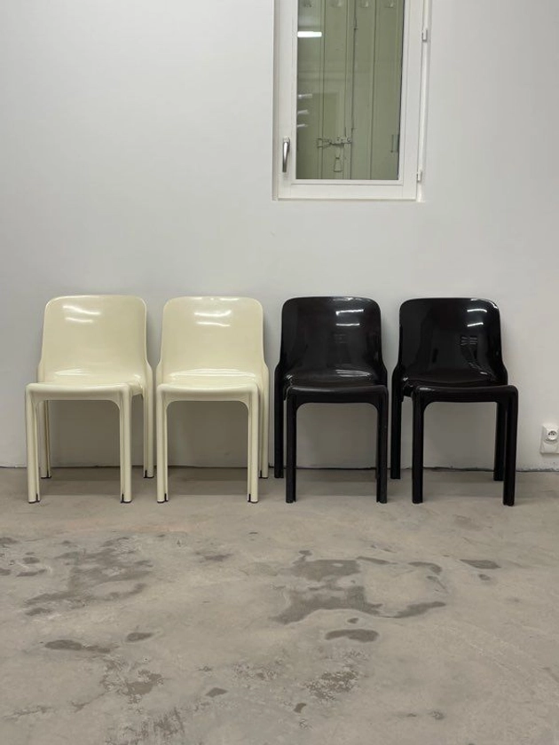 Paire de chaises SELENE de Vico MAGISTRETTI pour Artemide
