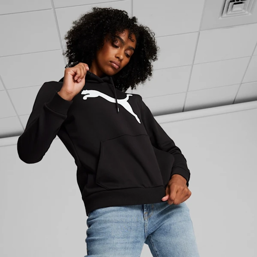 Essentials Big Cat Logo Women's Hoodie | PUMA