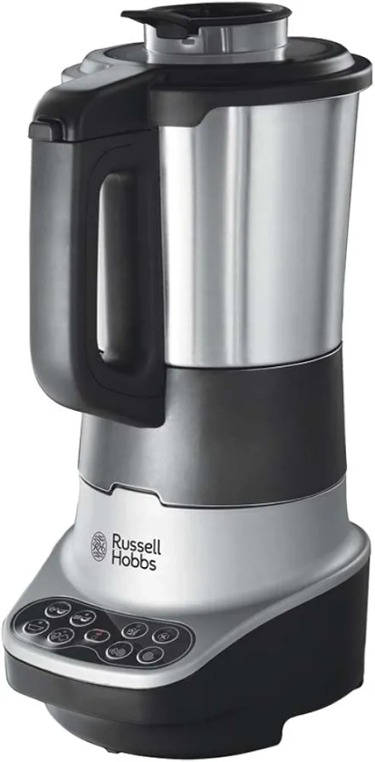 Russell Hobbs Blender chauffant [Mixeur & Cuiseur| 8 programmes] Blend (Cuisson vapeur, soupes, aliments pour bébés, sorbets,smoothie & plus, 1,75L ,maintien au chaud 1h, double vérrouillage) 21480-56