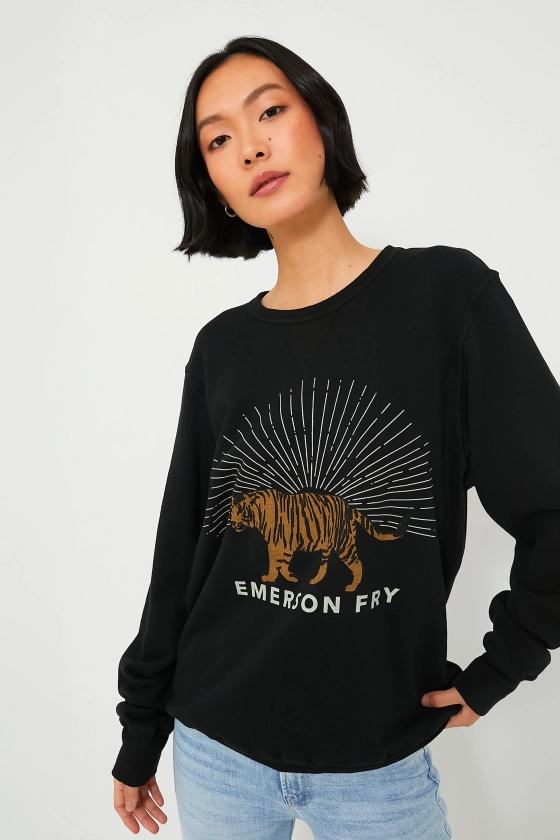 Black Tiger Sweatshirt | Emerson Fry