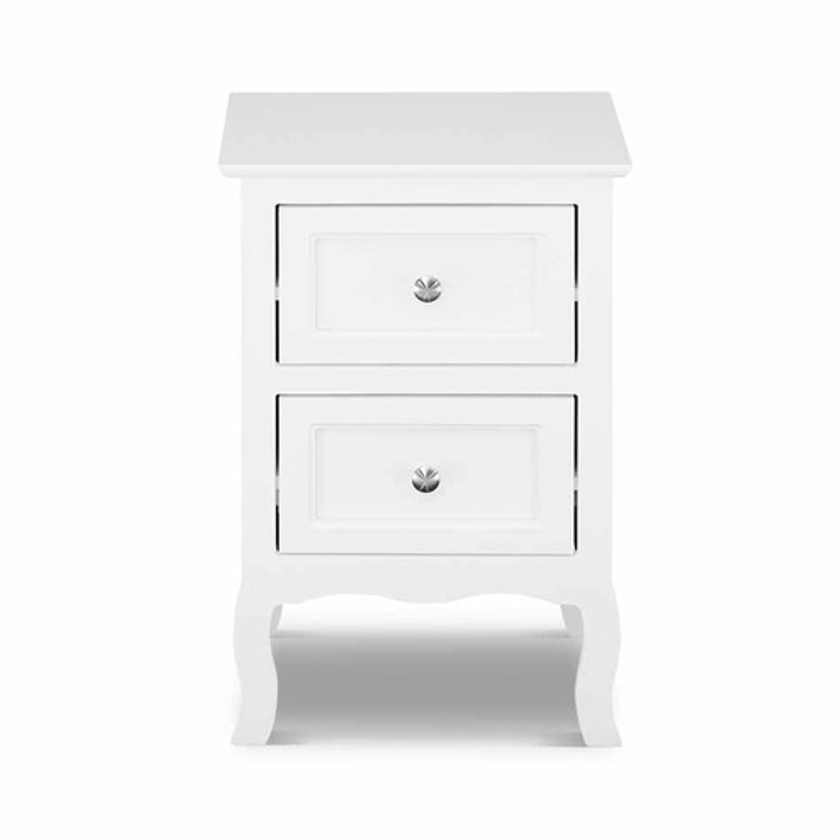 Viktor 2 Drawer Bedside Table