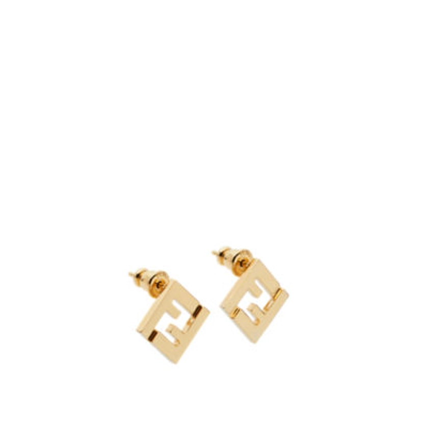 Forever Fendi earrings Gold finish Gold | Fendi
