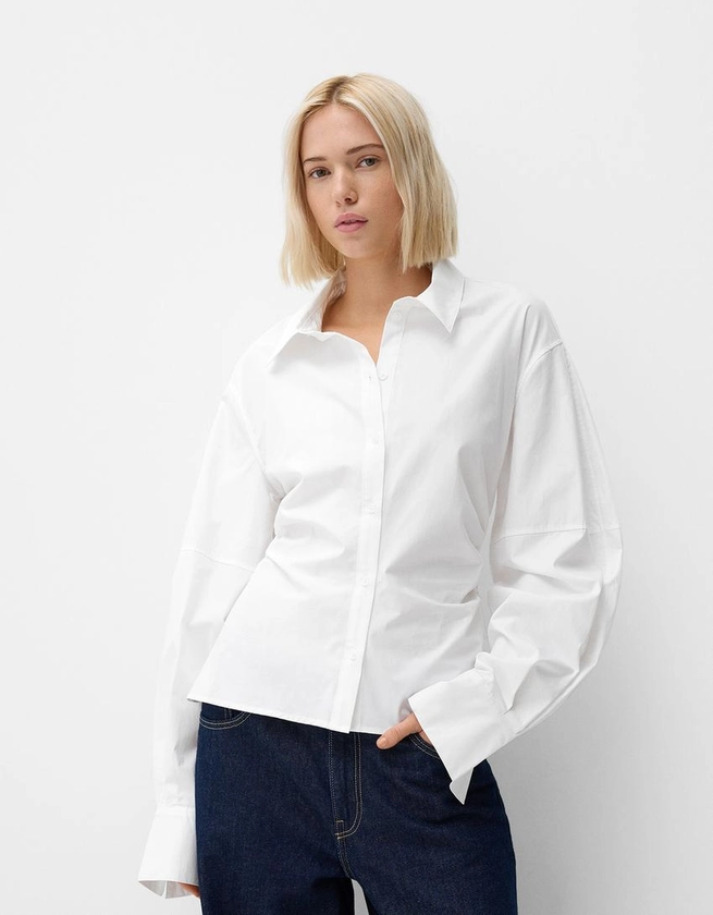 Chemise moulante dos lacé - Femme