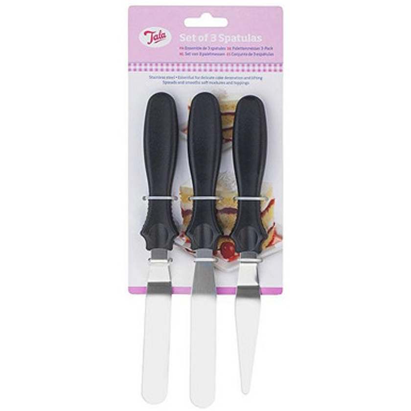 Tala Stainless Steel Spatulas – Set of 3