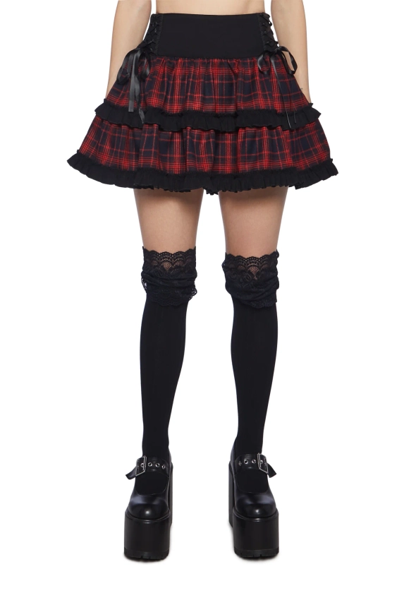 Goth Grooves Mini Skirt