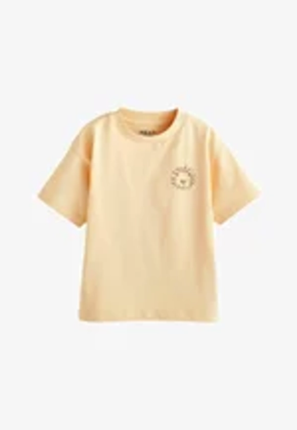 Next SIMPLE SHORT SLEEVE - T-shirt imprimé - buttermilk yellow/beige - ZALANDO.FR