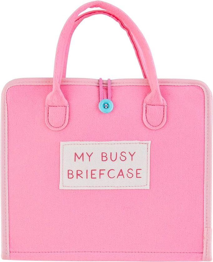 Mud Pie Pink My Busy Briefcase