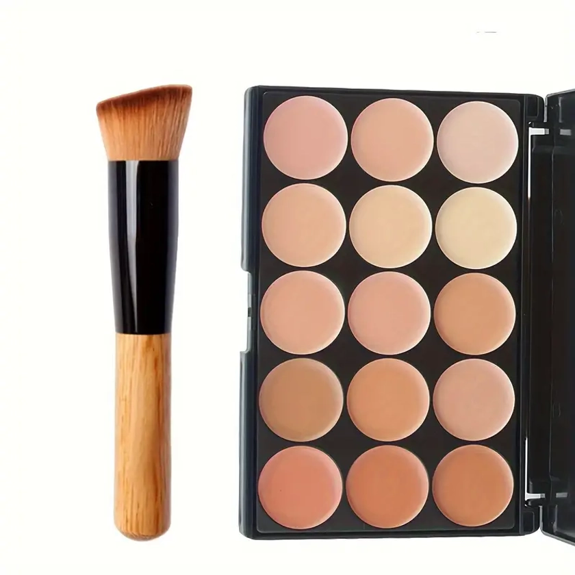 2 delige Set van 15 + Kwast Gezichtsbeauty - Temu Belgium