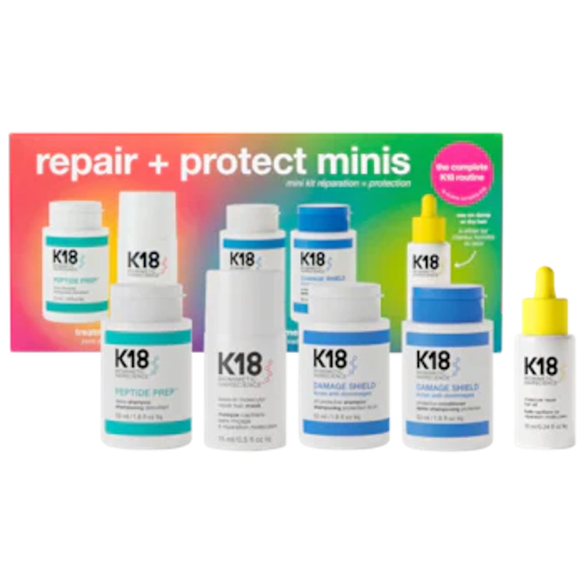 Repair + Protect Mini's Hair Set - K18 Biomimetic Hairscience | Sephora