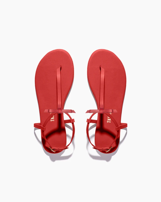 Mariana Bow in Red | Women's Sandals | TKEES