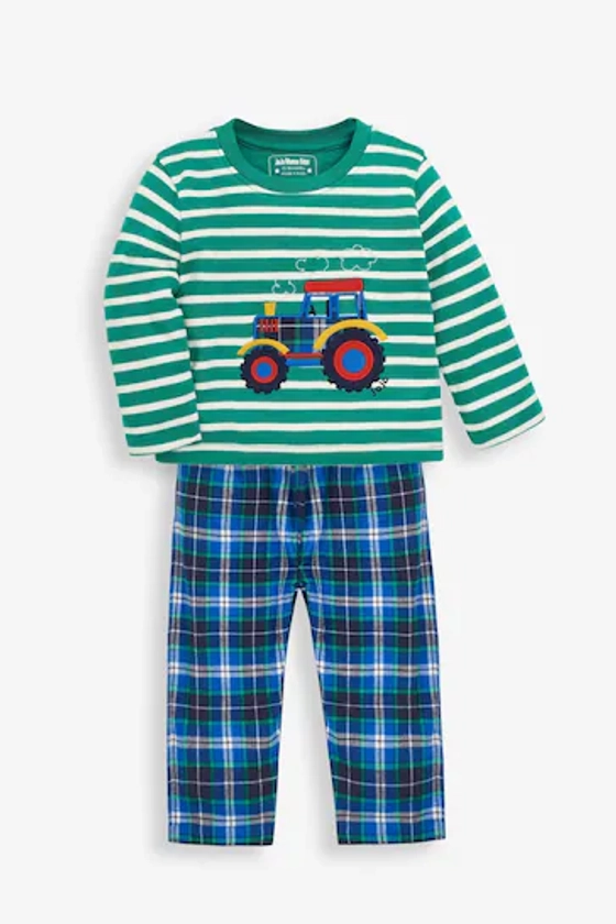 Buy JoJo Maman Bébé Green Tractor Mix & Match Pyjamas from the Next UK online shop