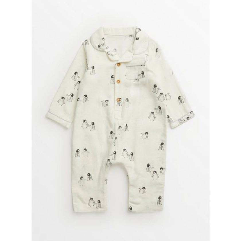 Buy White Penguin Print Romper 18-24 months | All-in-ones and rompers | Tu