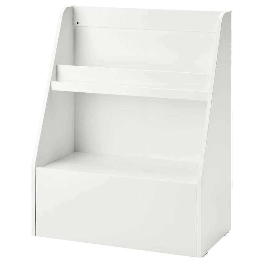 BERGIG Book display with storage, white - IKEA