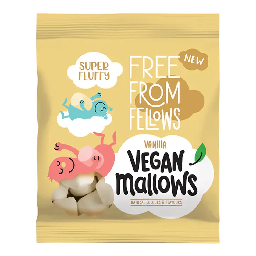 Free From Fellows Vanilla Vegan Mallows 105g| Holland & Barrett