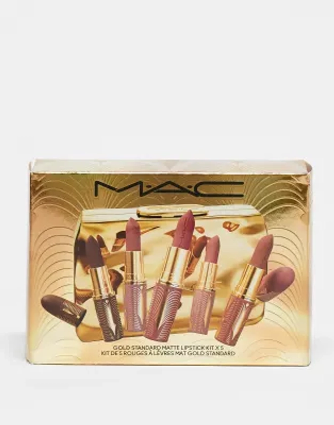 MAC - Gold Standard - Coffret de 5 rouges à lèvres mats (économie de 40 %) | ASOS