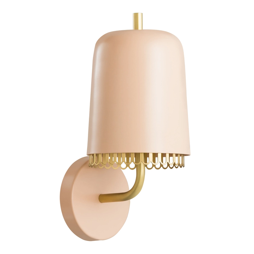 Kuli Pink And Gold Metal Wall Sconce - World Market