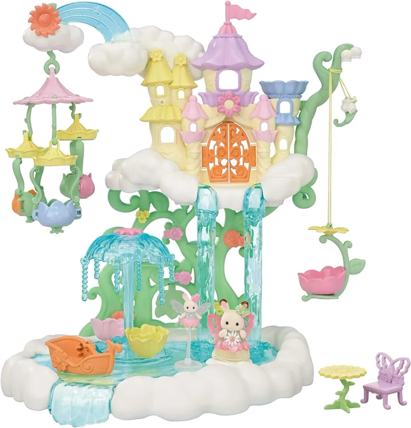 Sylvanian Families, Yumero Fairy Castle in the Sky F-37 ST Mark Certified, For Ages 3 and Up, Toy Dollhouse Sylvanian Families, Epoch Epoch