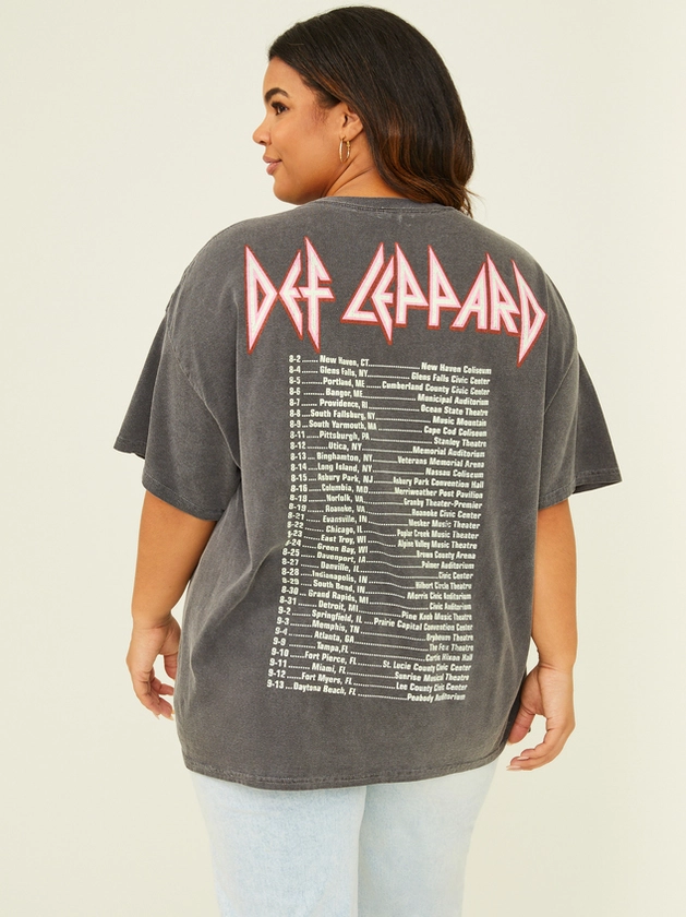 Def Leppard Graphic Band Tee