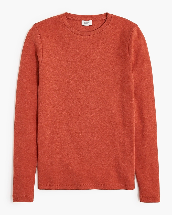 Long-sleeve ribbed everyday tee