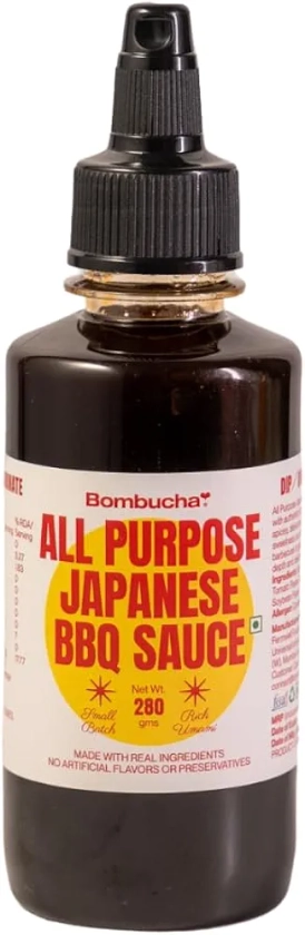 Bombucha All Purpose Japanese BBQ Sauce 280g, | Made with clean ingredients | preservative free| Great as a sauce or marinade : Amazon.in: Grocery & Gourmet Foods