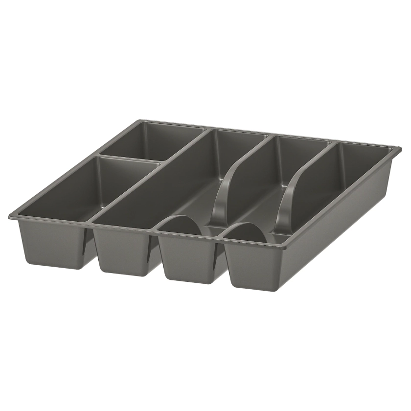 SMÄCKER Flatware tray - gray 12x10 "