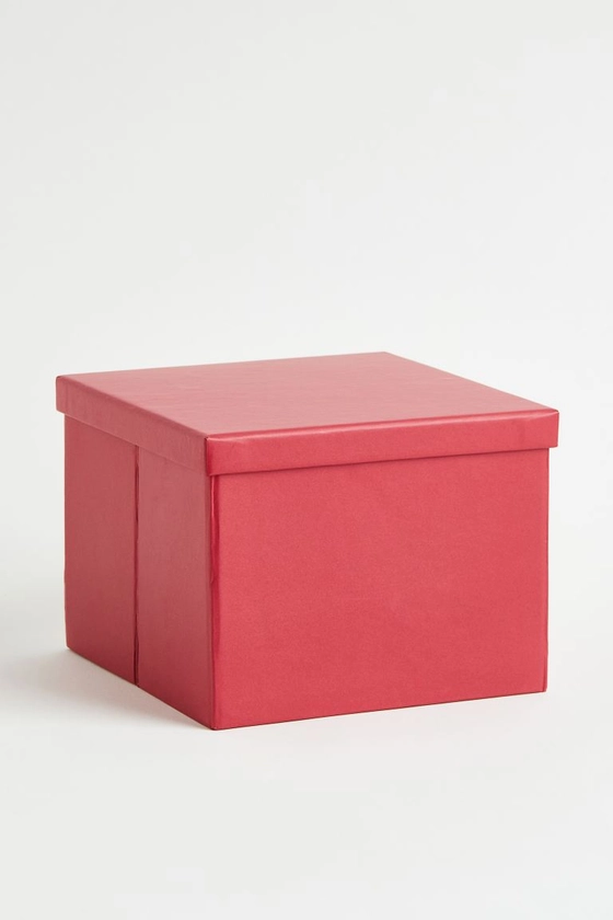 Small Foldable Box - Red - Home All | H&M US