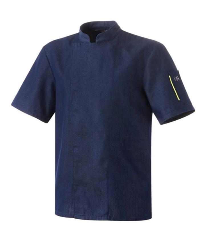 Veste de cuisine NERO MC Denim blue jean - ROBUR