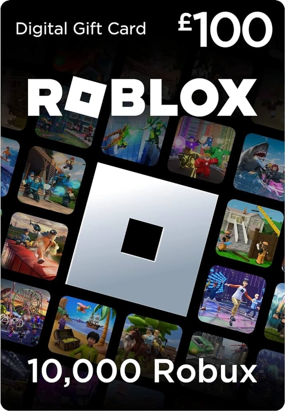 Roblox Gift Card - 10,000 Robux [Includes Exclusive Virtual Item] [Online Game Code]