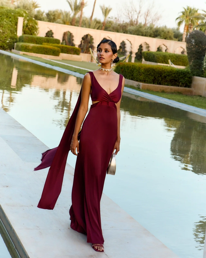 Robe Taj Bordeaux