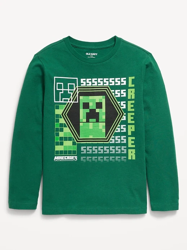 Minecraft™ Gender-Neutral Graphic T-Shirt for Kids