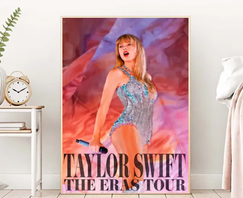 Taylor Swift The Eras Tour Print Home Wall Art Wall Decor Prints Gifts Prints A4 A3