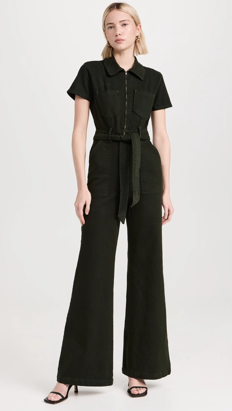 Good American Fit For Success Palazzo Jumpsuit | Shopbop
