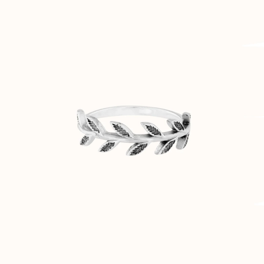 Laurel Ring Silber