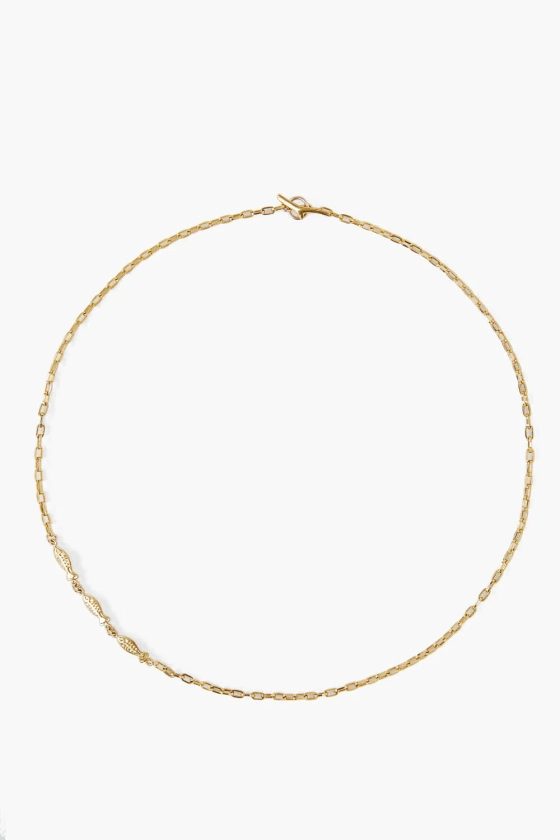 Minnow Necklace Yellow Gold