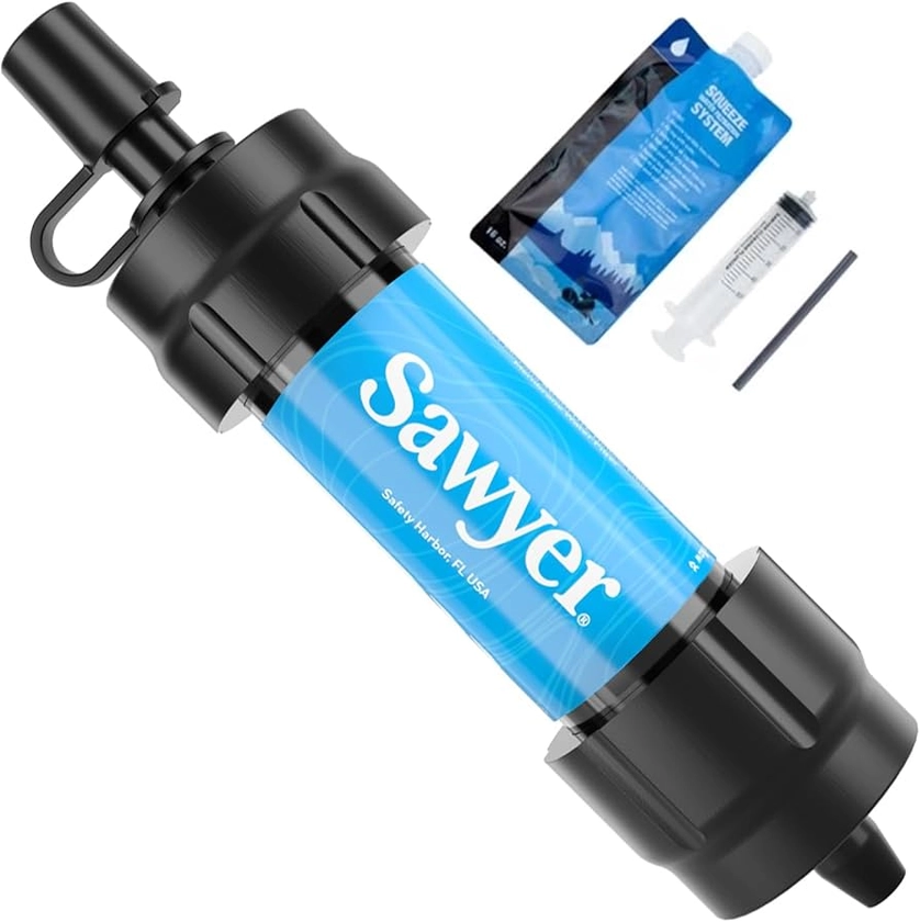 Sawyer Products SP128 Mini Water Filtration System, Single, Blue : Amazon.co.uk: Sports & Outdoors