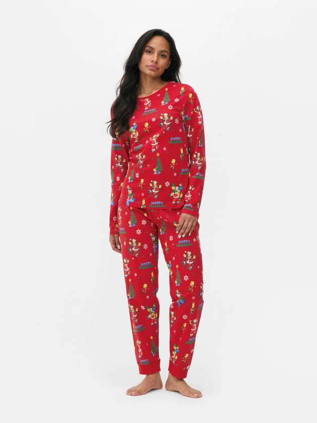 Women's The Simpsons Christmas Family Pyjamas