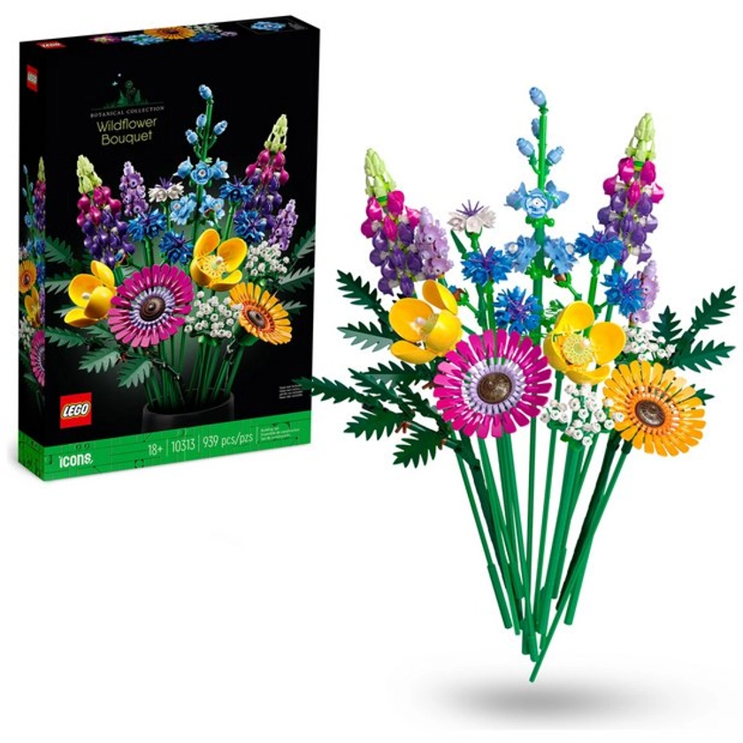 Buy LEGO Icons Wildflower Bouquet Flowers Set for Adults 10313 | LEGO | Argos