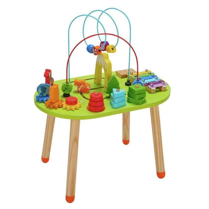 Buy Chad Valley Wooden Activity Table | Early learning toys | Argos