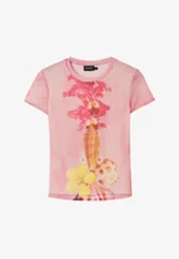 Desigual T-shirt imprimé - pink/rose - ZALANDO.FR