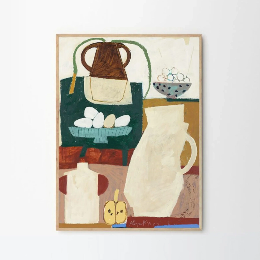 Buy In the Kitchen at My Grandma Print 21Cm X 29.7Cm (A4) by The Poster Club online - RJ Living