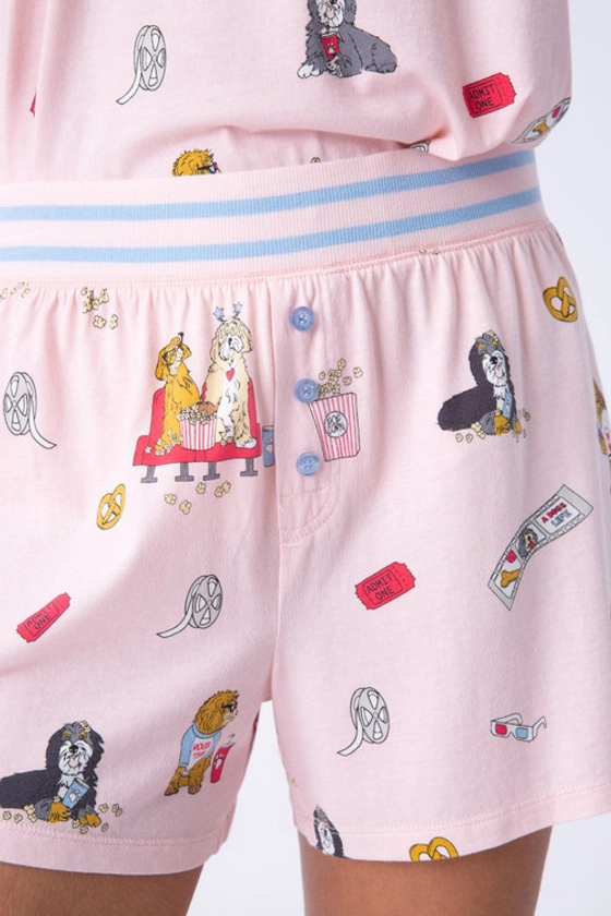 PJ Salvage Women's Dog Playful Print Shorts