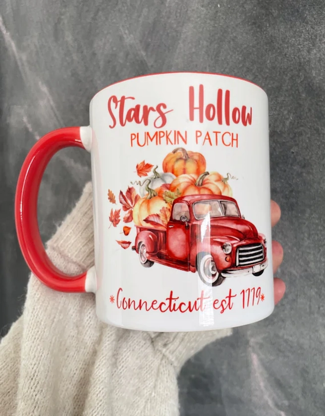 Stars Hollow Mug, Gilmore Girls Mug, Lukes, fall, Autumn, pumpkin patch gift, Halloween, Coffee Mug, Tea Lover, Gilmore Girls Merch, Present